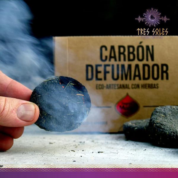 Carbón Defumador ECO-ARTESANAL con hierbas - Sagrada Madre